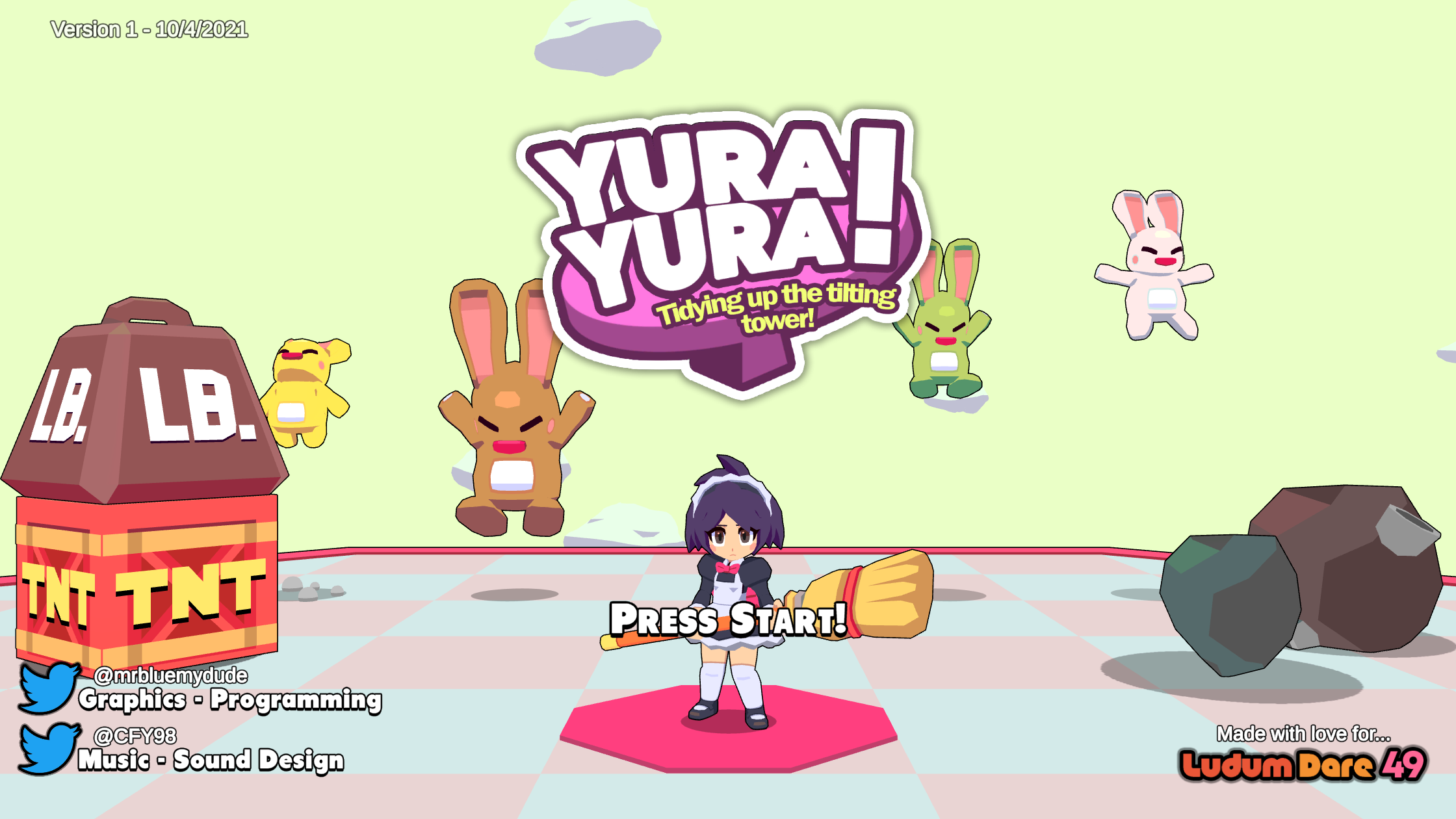 YuraYura!: Tidying up the Tilting Tower!