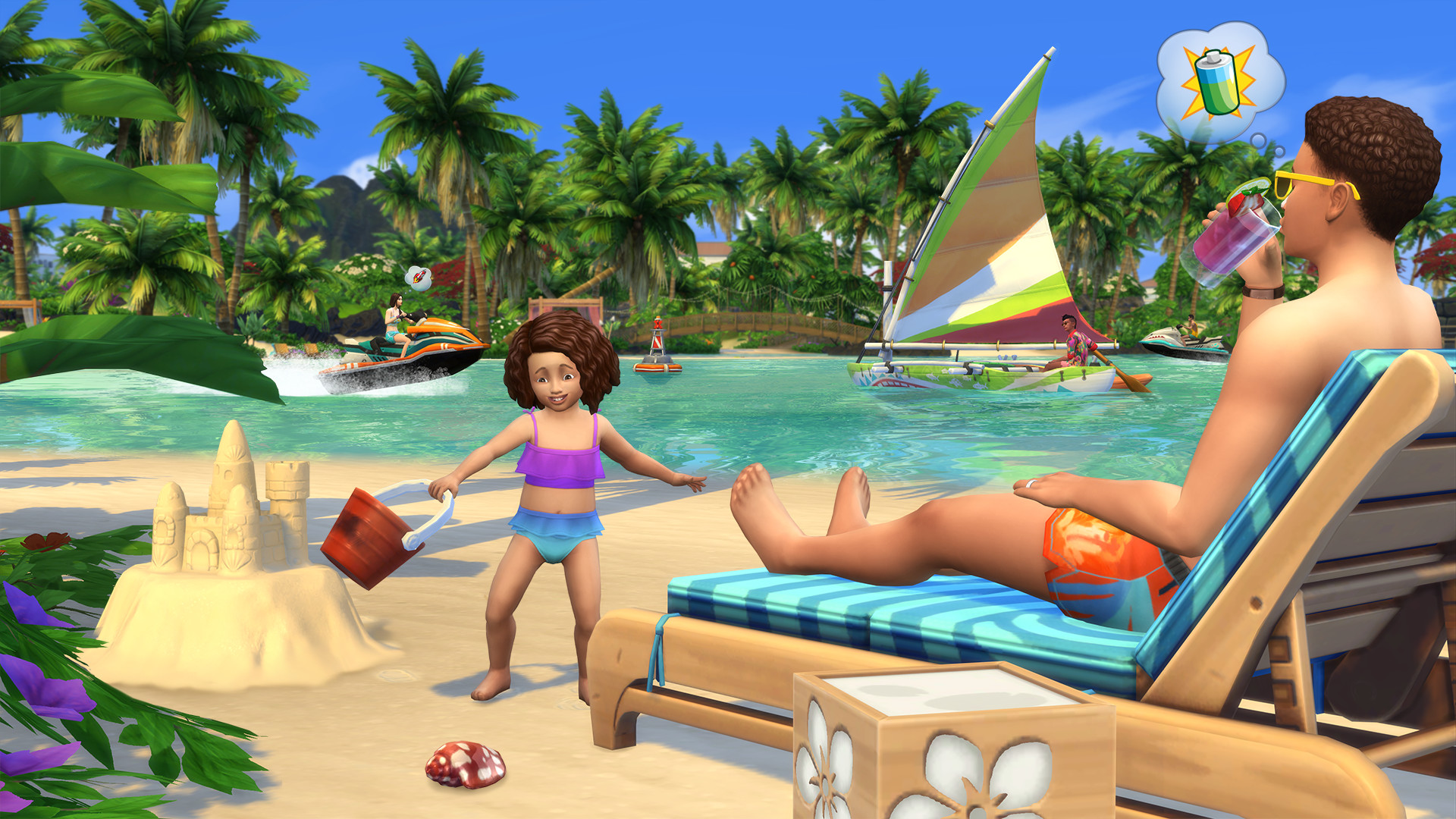 The Sims 4: Plus Island Living Bundle