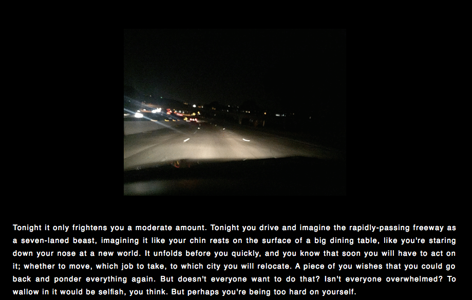 Driving Alone at Night