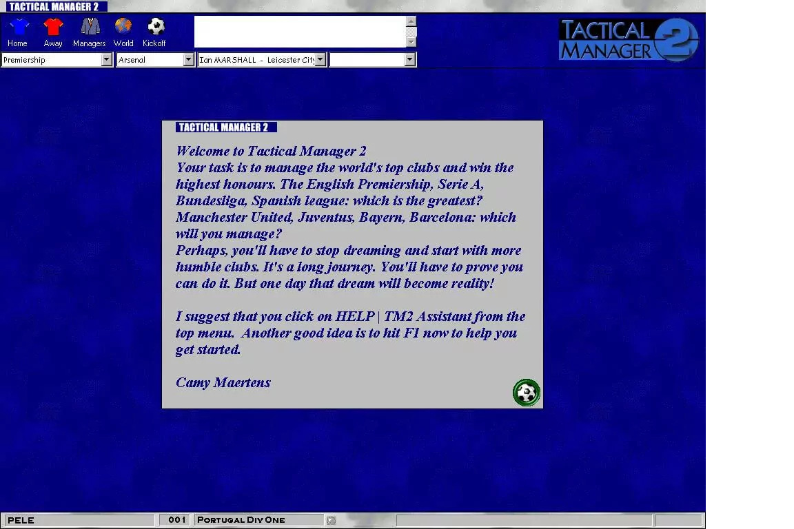 Tactical Manager 2