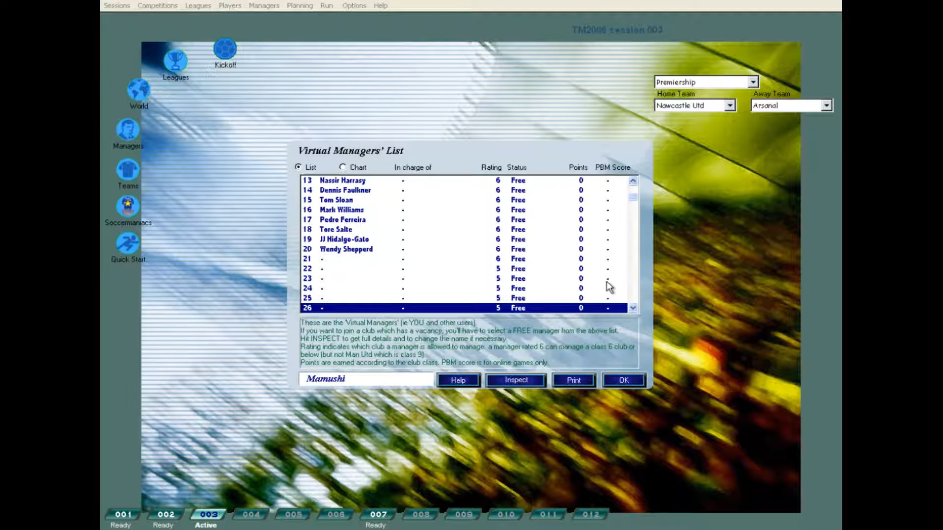Tactical Manager 2006