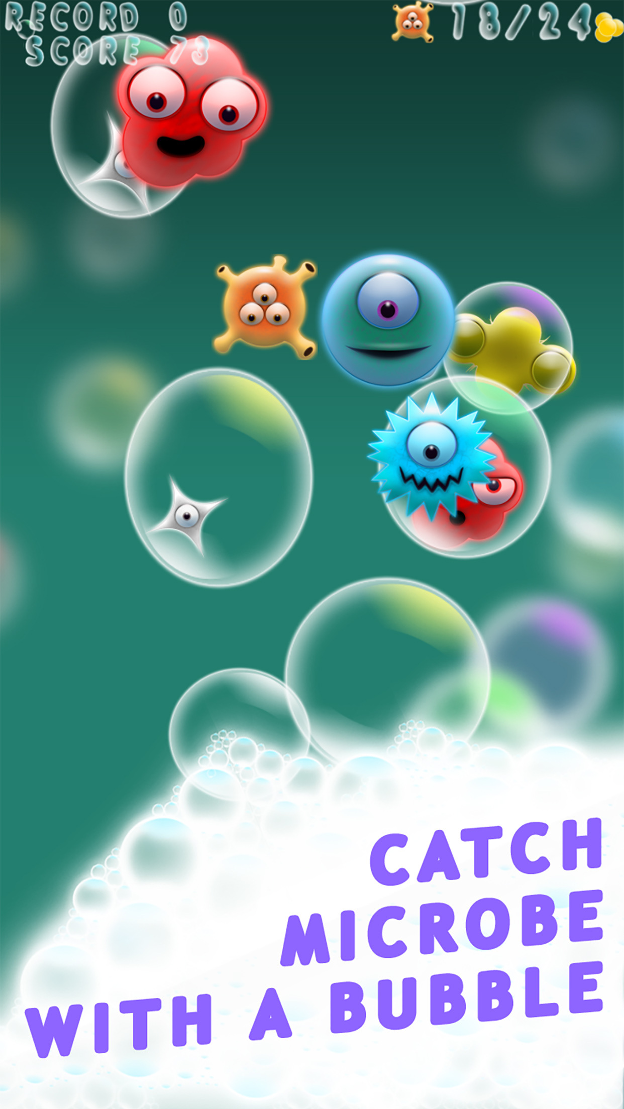 Soap: Bubbles vs. microbes