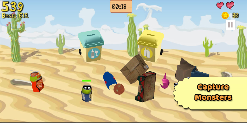 Trash Invasion: Waste Recycle