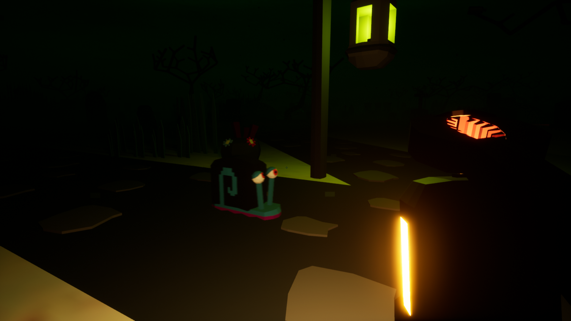 3:30 am. at Floater’s Cemetery