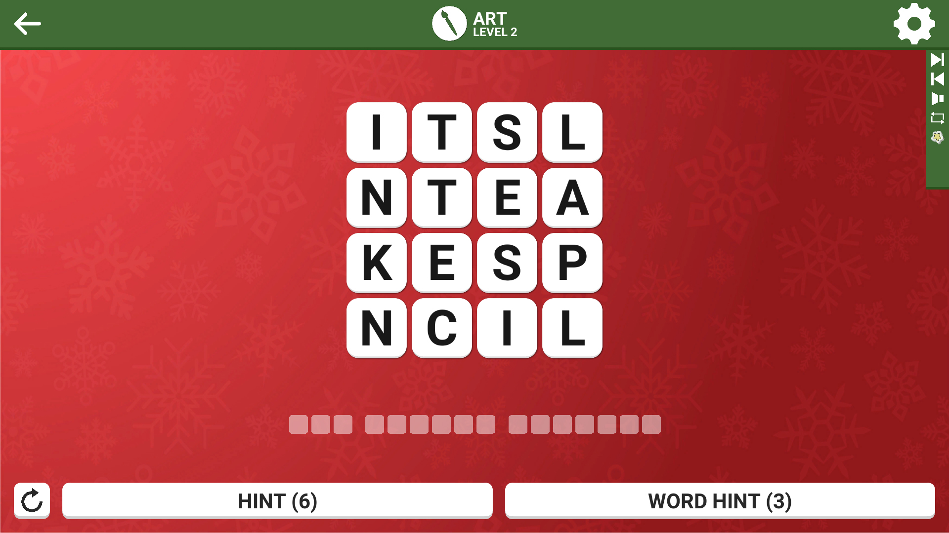 Square Word: Christmas Edition