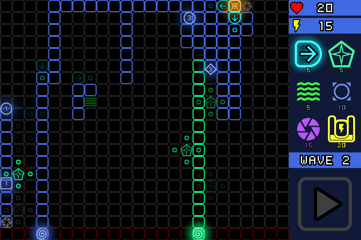 Neon Trap Defense