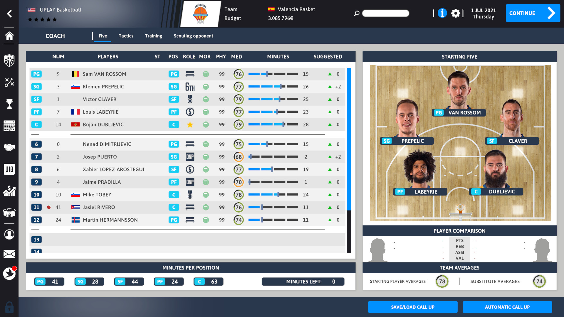 International Basketball Manager 22