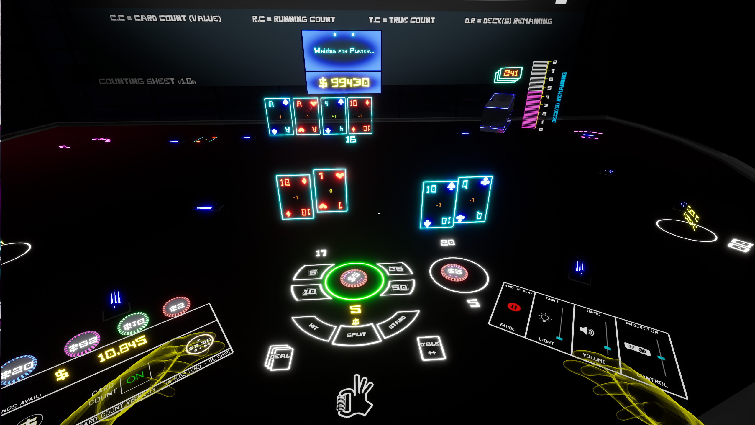 Jester Street: Card Counting Trainer