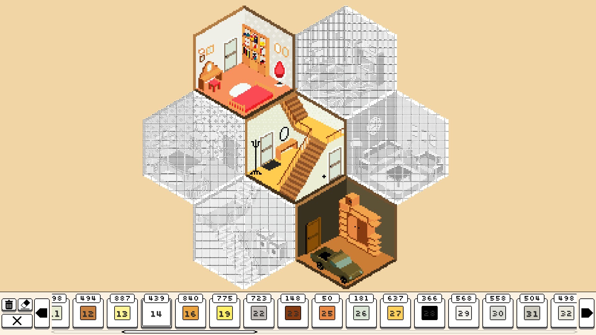 Coloring Pixels: Isometric 2