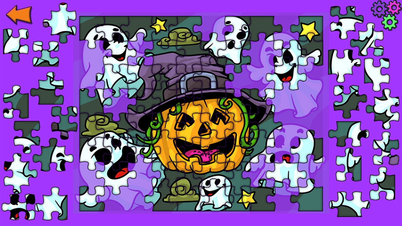 Halloween Jigsaw Puzzles: Puzzle Game for Kids &amp; Toddlers