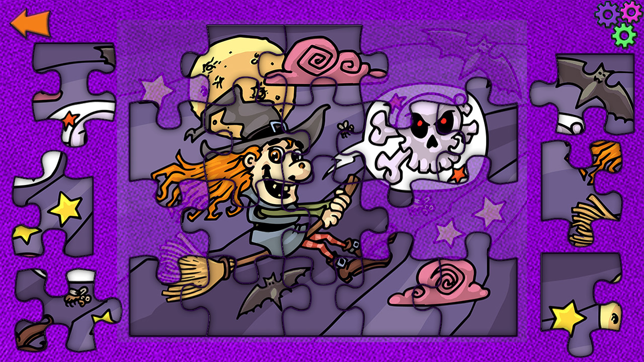Halloween Jigsaw Puzzles: Puzzle Game for Kids &amp; Toddlers