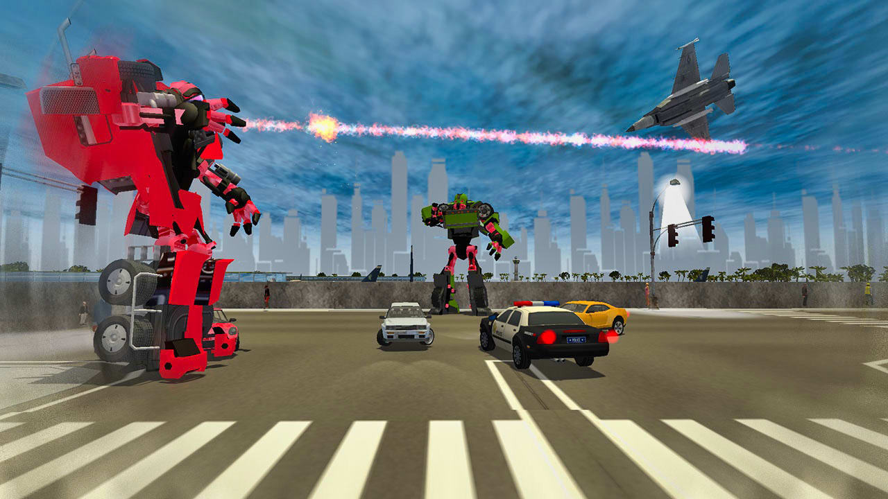 Robot Car War: Transform Battle Machines