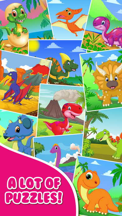 Dinosaur Jigsaw Puzzles – Kids Games for Toddlers