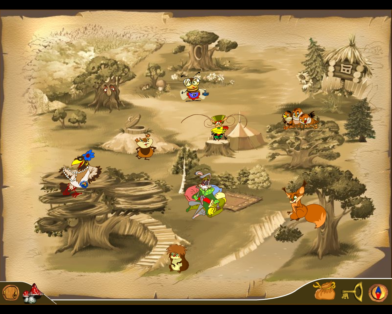 Baba-Yaga. Pojdi tuda, ne znayu kuda