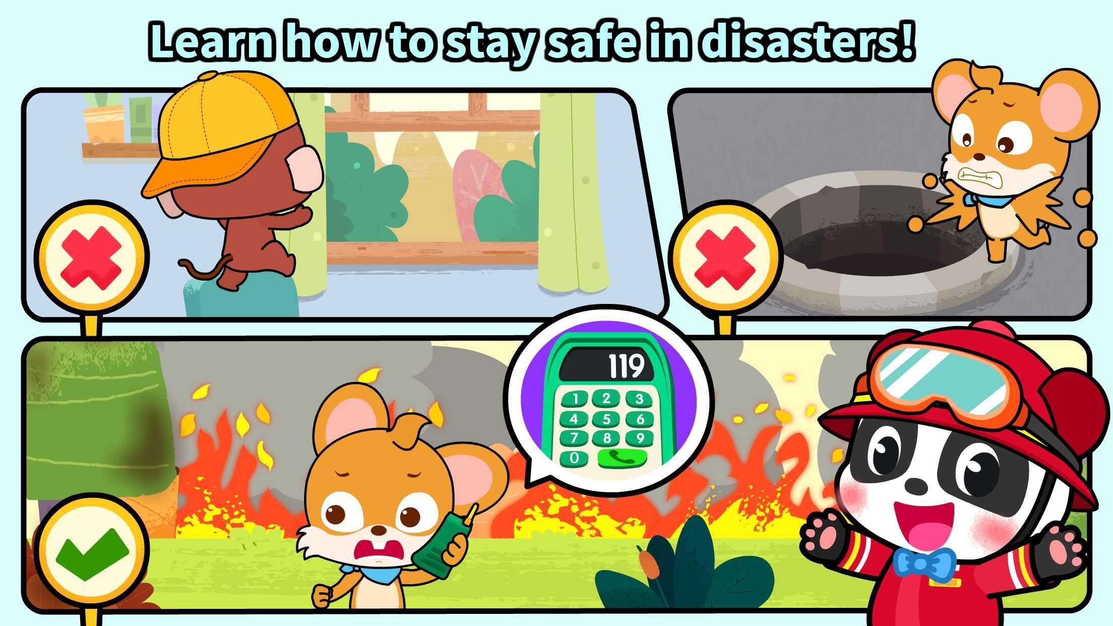 Baby Panda’s Fire Safety