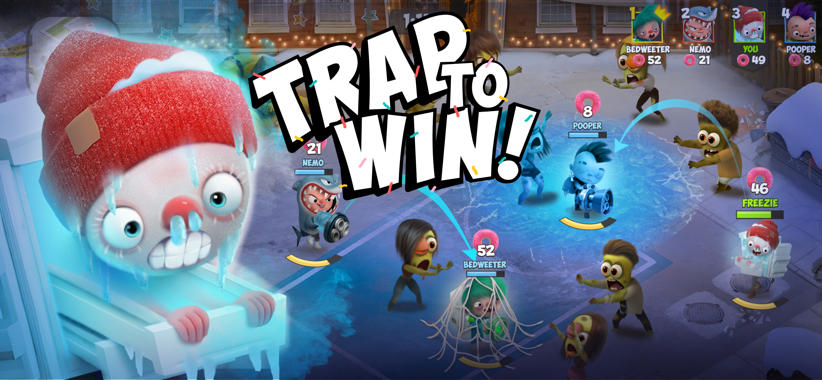 Kids vs Zombies: Donuts Brawl