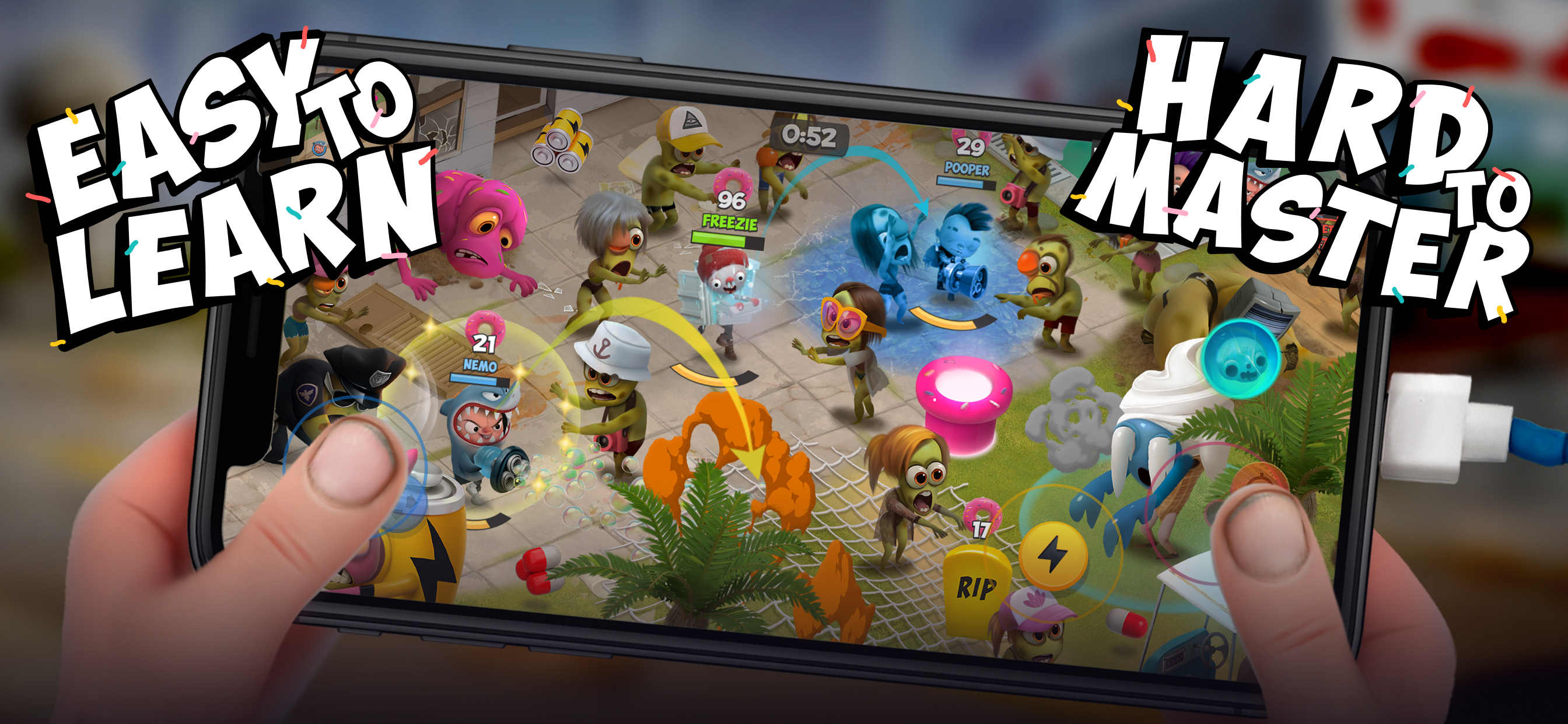 Kids vs Zombies: Donuts Brawl