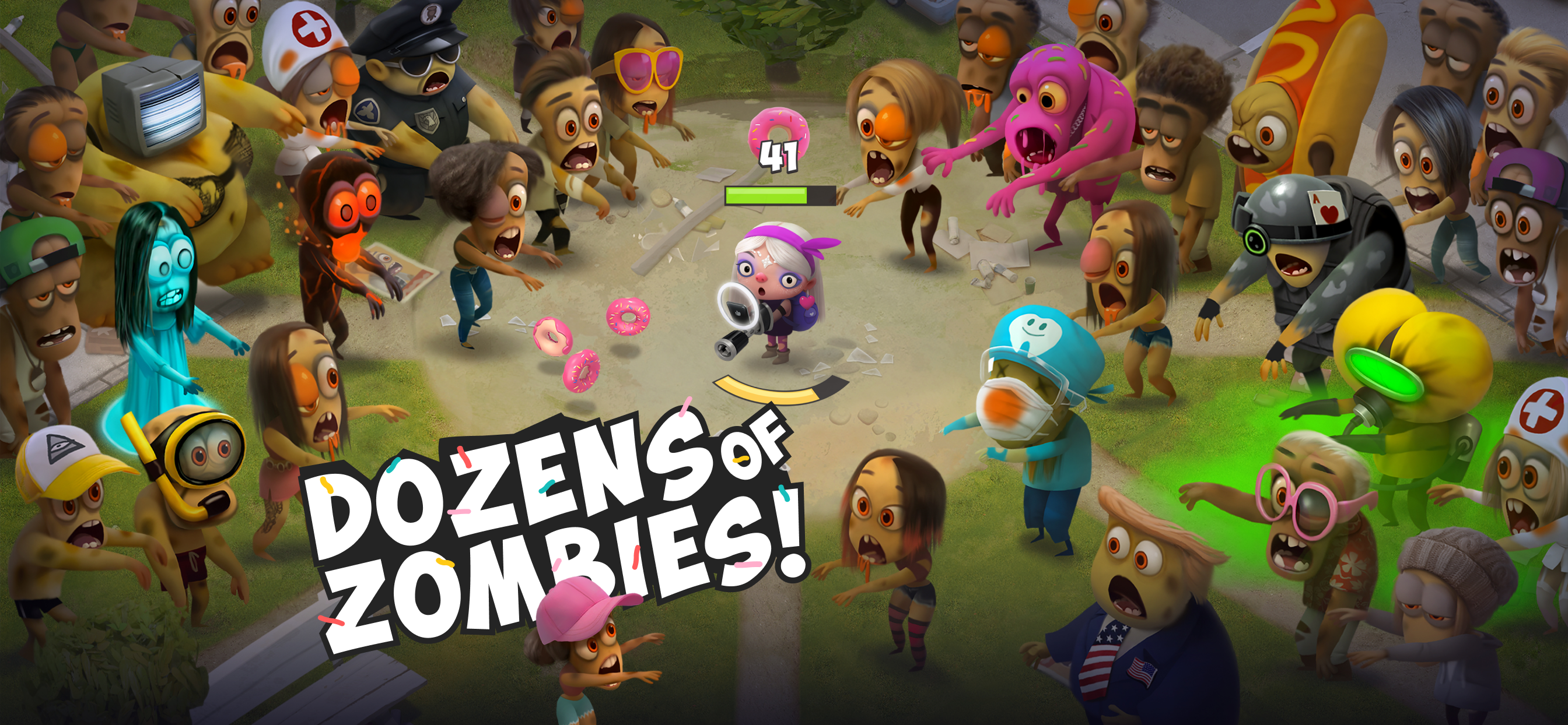 Kids vs Zombies: Donuts Brawl