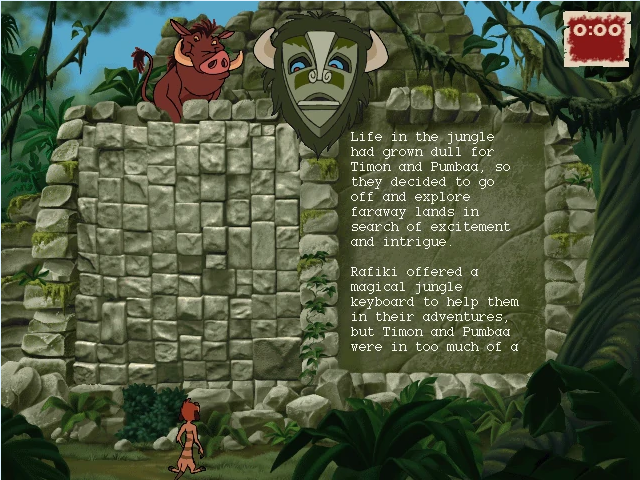 Disney’s Adventures in Typing with Timon &amp; Pumbaa