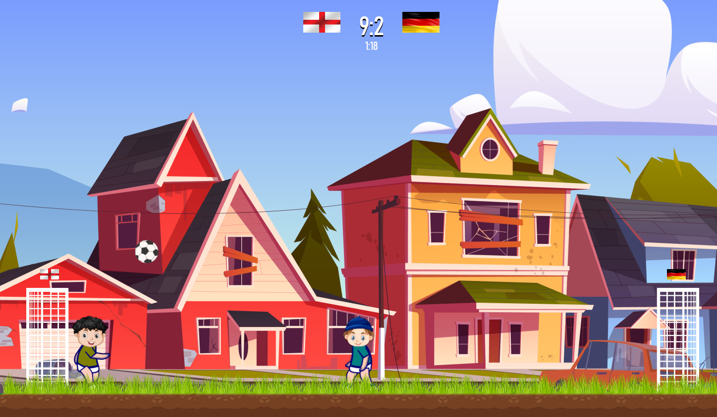 Funny Street Football