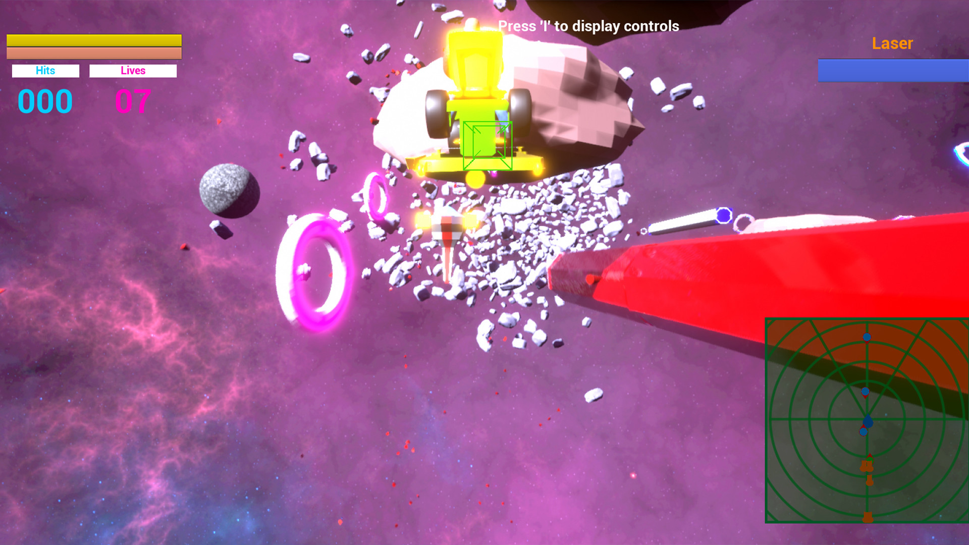 Lawnmower Game: Space Fight