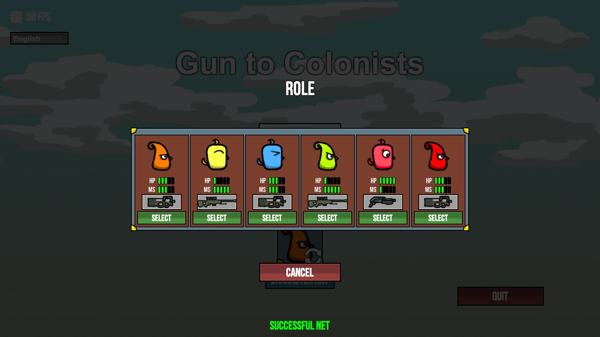 Gun to Colonists