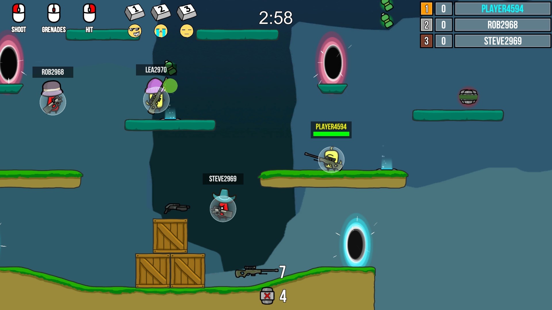 Gun to Colonists