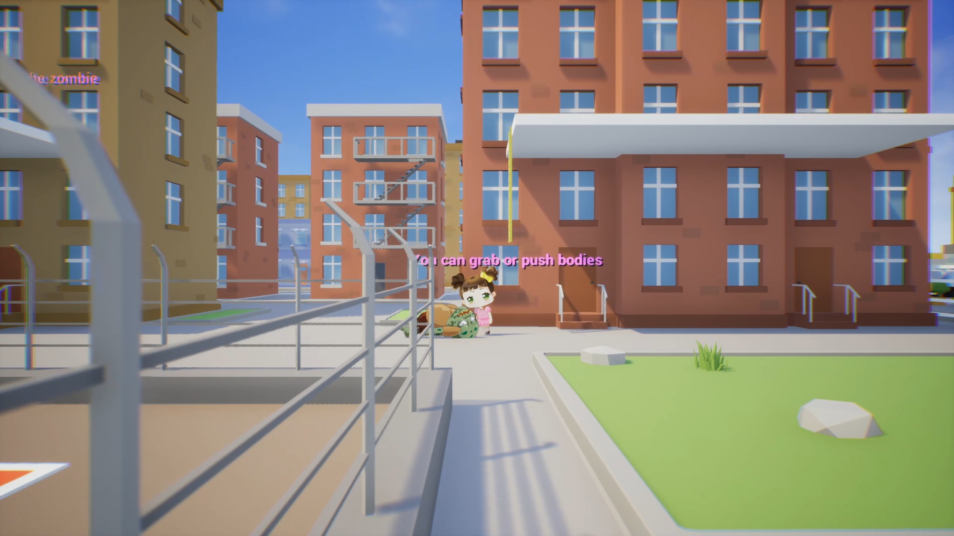 Chibi Girl vs. Evil Zombie Dead