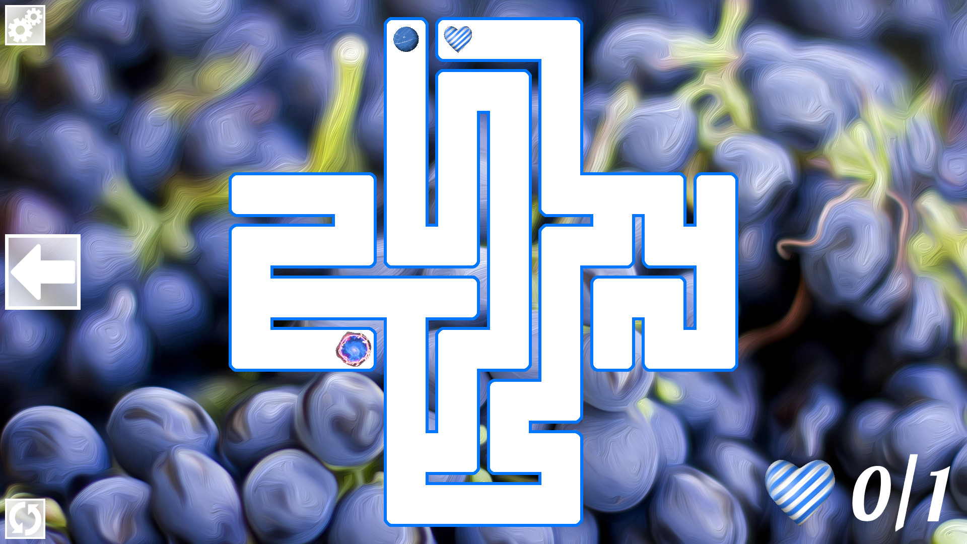Maze Art: Blue