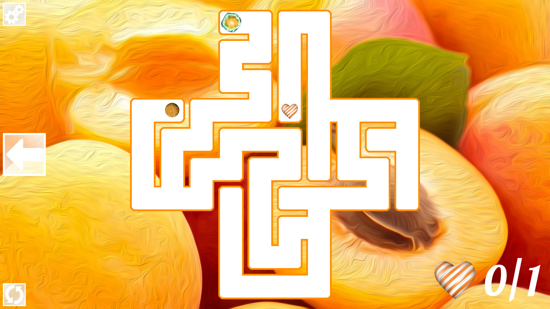 Maze Art: Orange