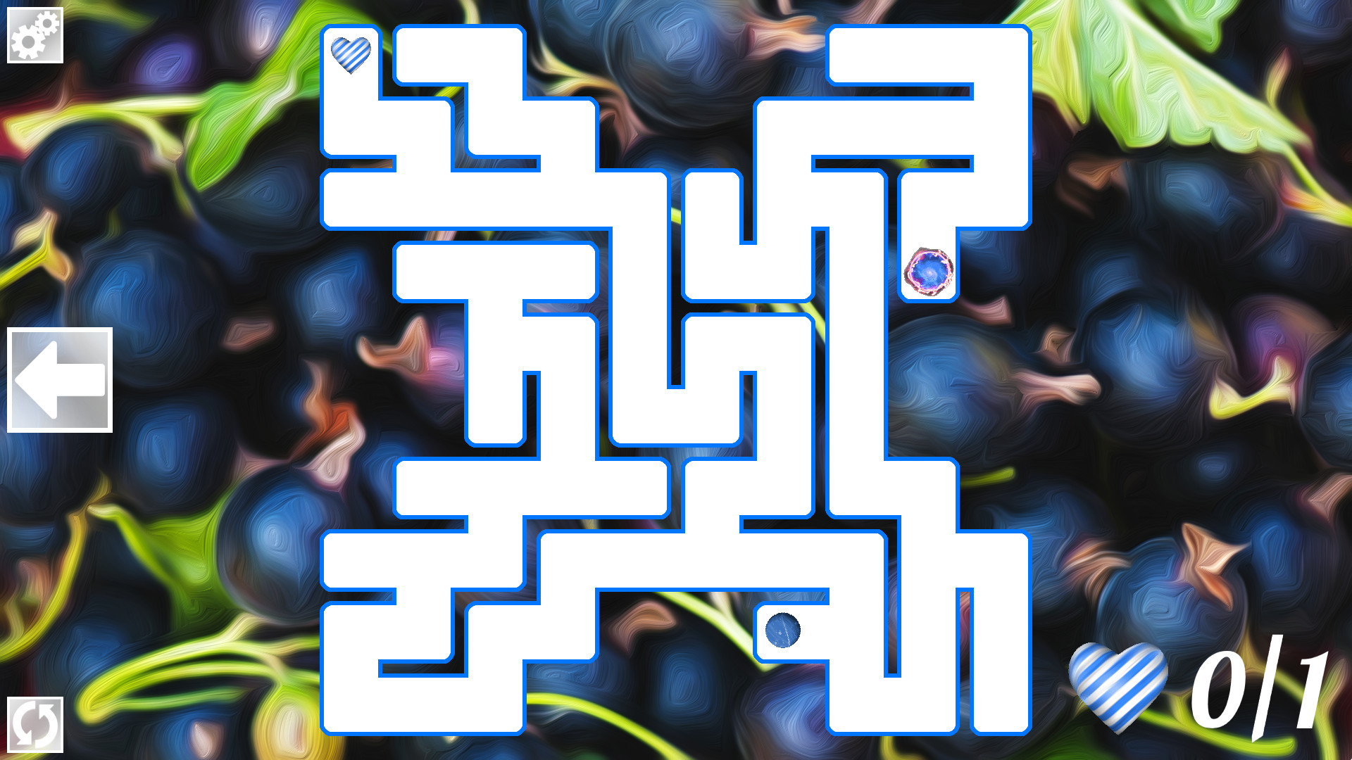 Maze Art: Blue
