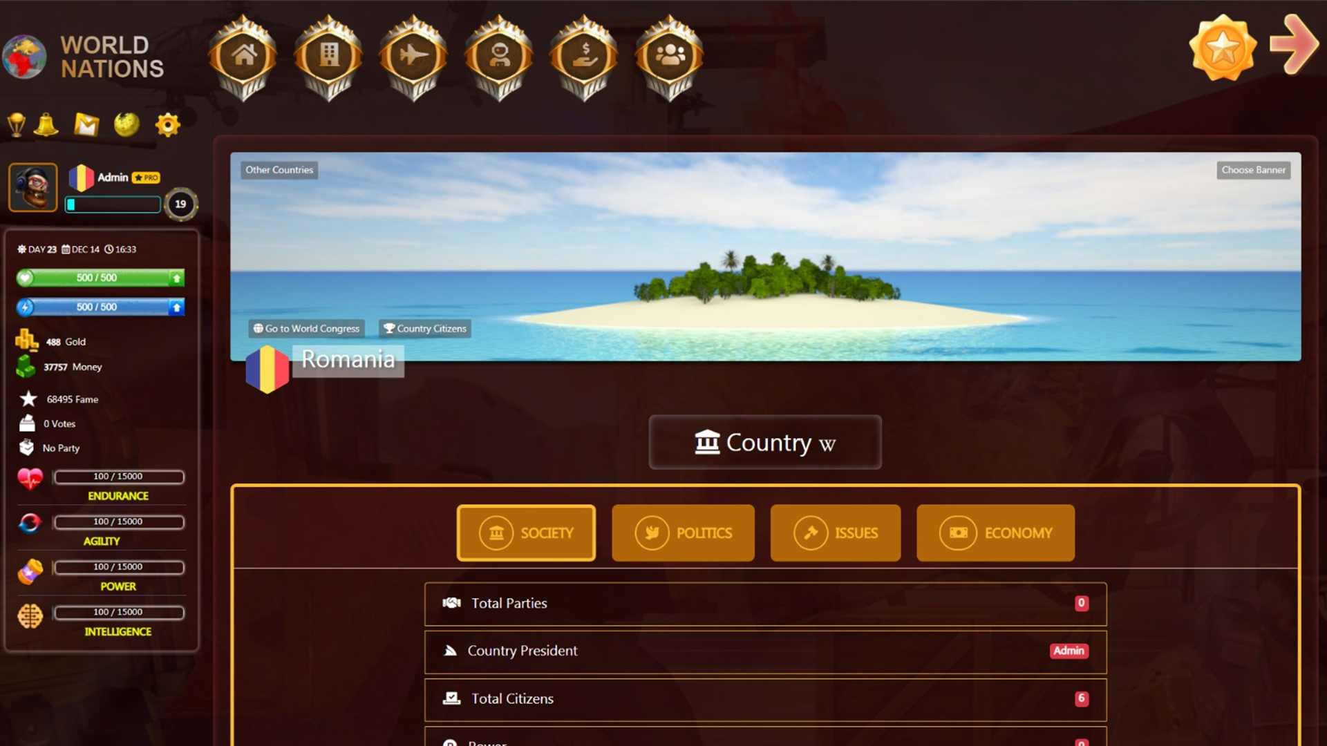World Nations Game