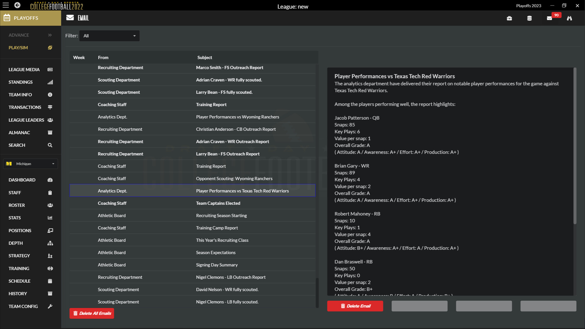 Draft Day Sports: College Football 2022