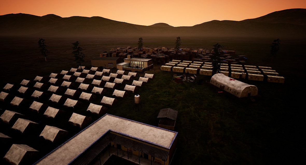 Building Hope: Refugee Camp Simulator