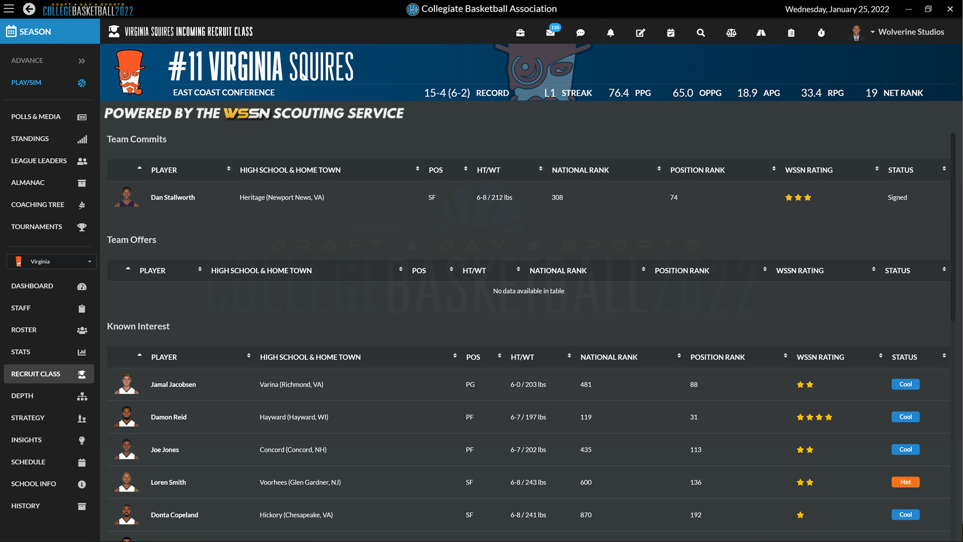 Draft Day Sports: College Basketball 2022