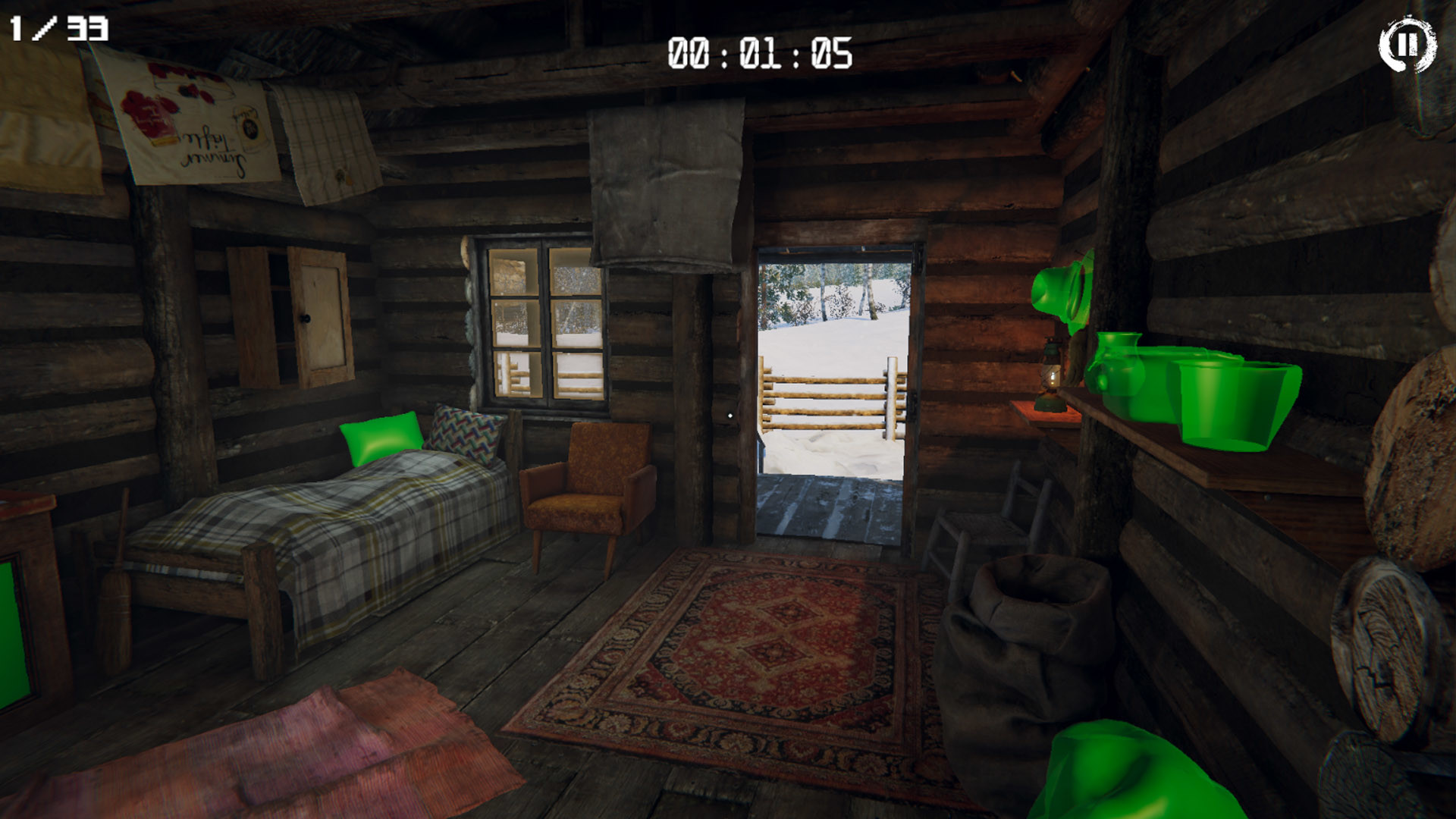 3D Puzzle: Wood House