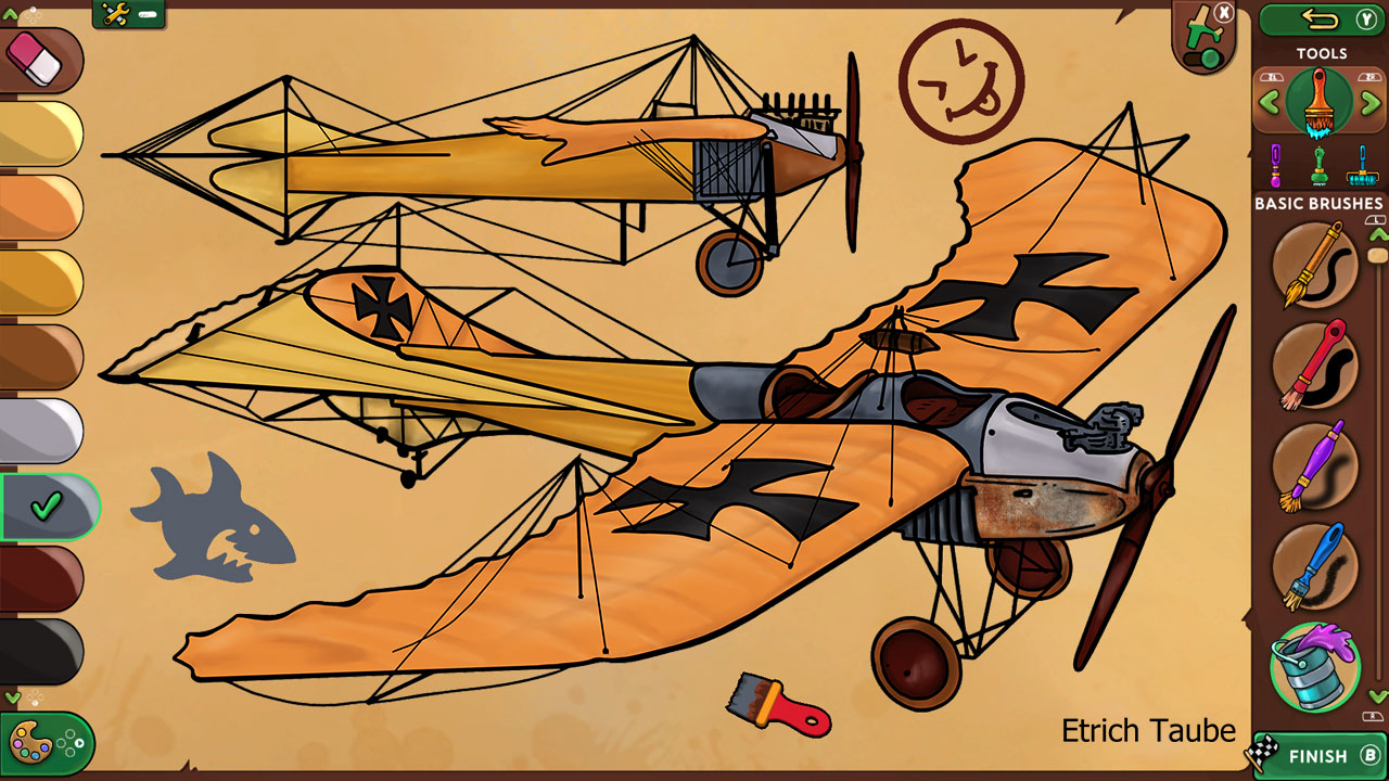 Red Wings: Coloring Planes