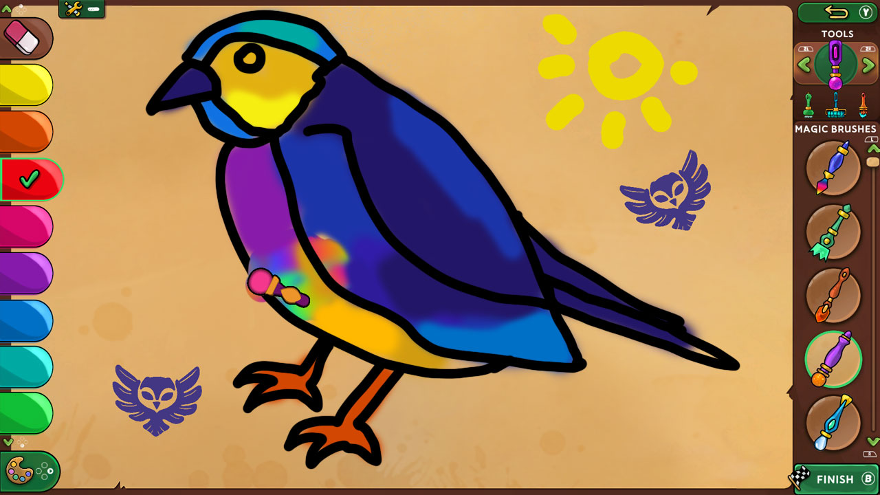 Red Wings: Coloring Planes