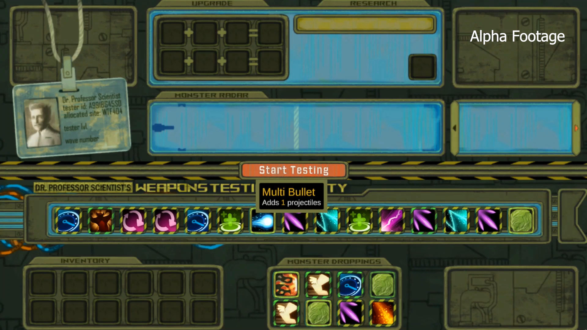 Dr. Professor Scientist’s Weapons Testing Facility