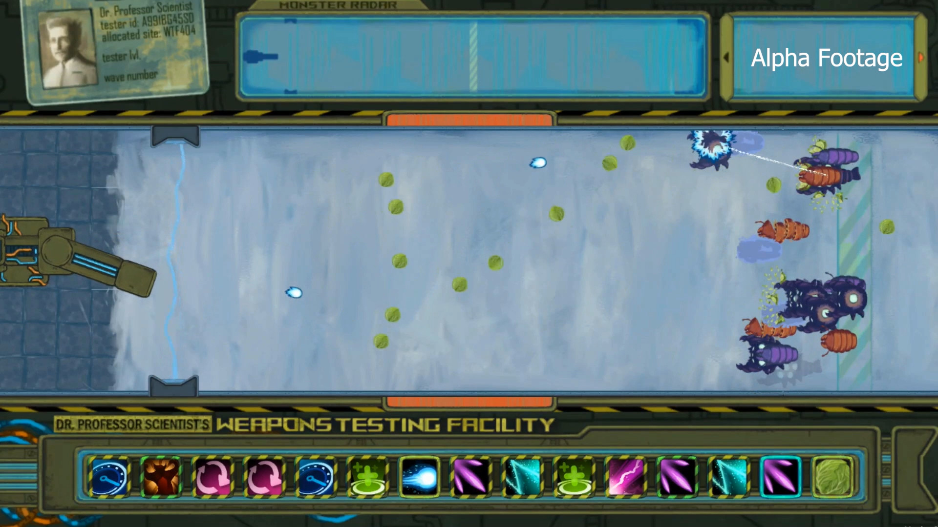 Dr. Professor Scientist’s Weapons Testing Facility