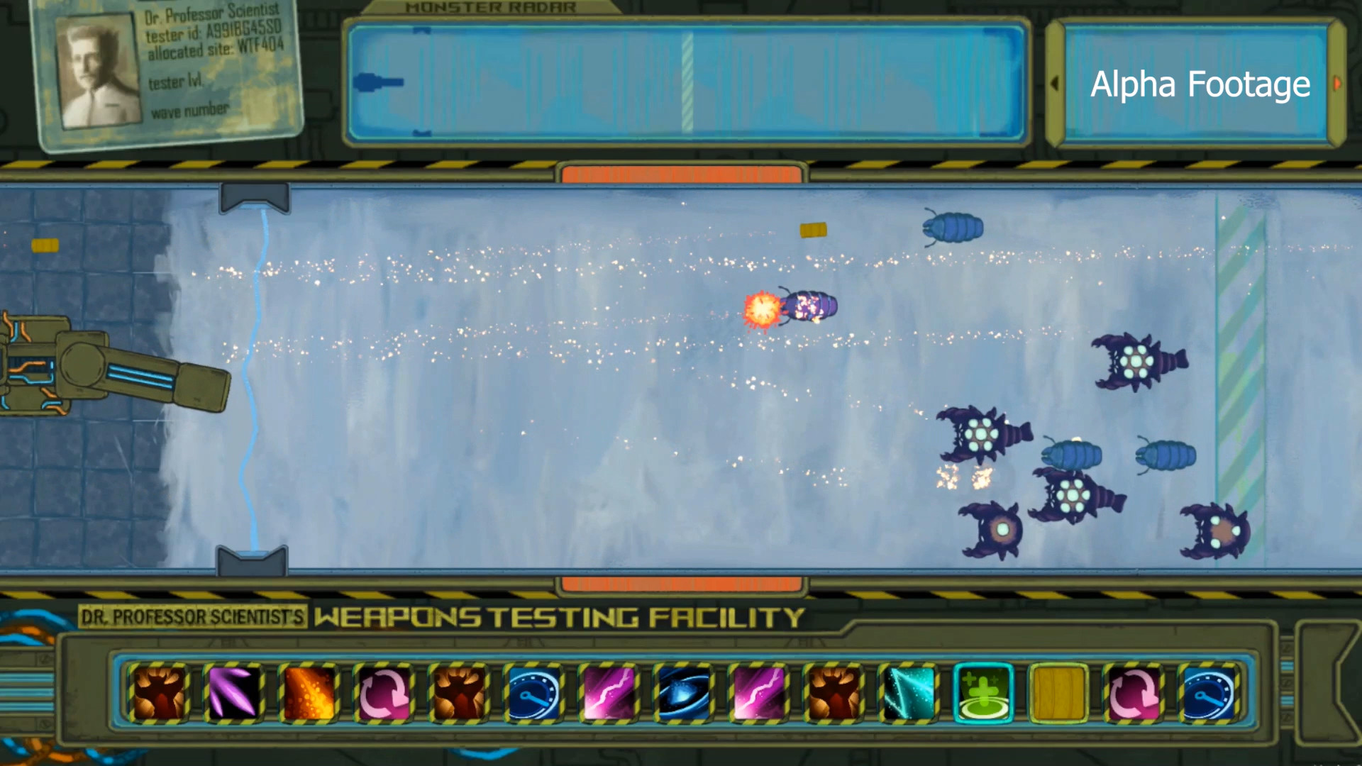 Dr. Professor Scientist’s Weapons Testing Facility