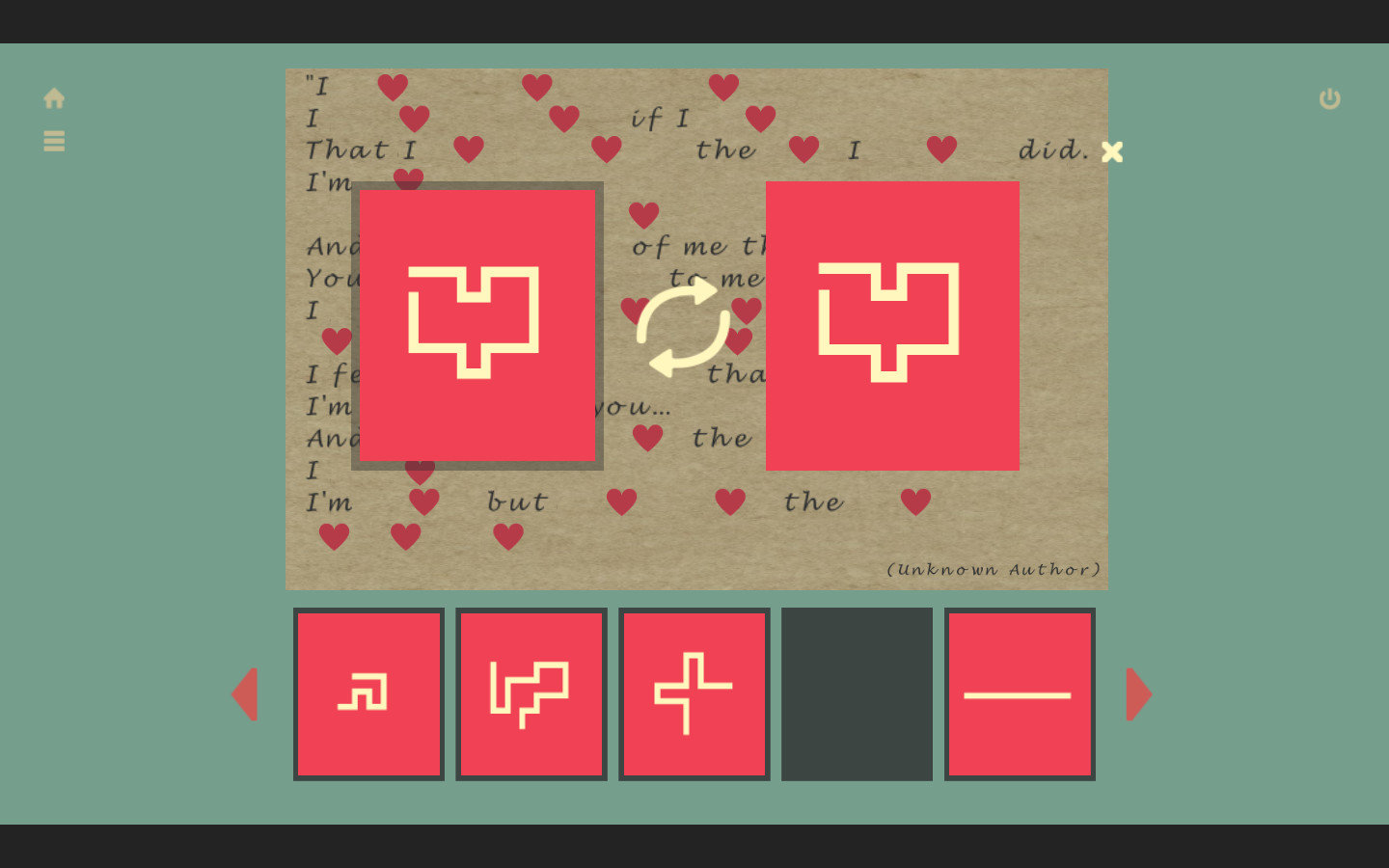 One Line: Letters and Codes