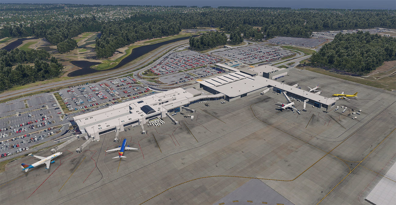 X-Plane 11: Verticalsim – KMYR: Myrtle Beach International Airport XP