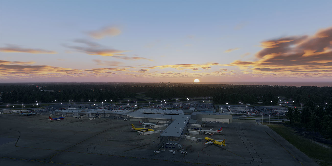 X-Plane 11: Verticalsim – KMYR: Myrtle Beach International Airport XP