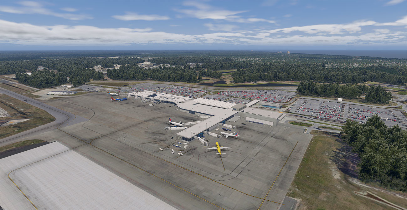 X-Plane 11: Verticalsim – KMYR: Myrtle Beach International Airport XP