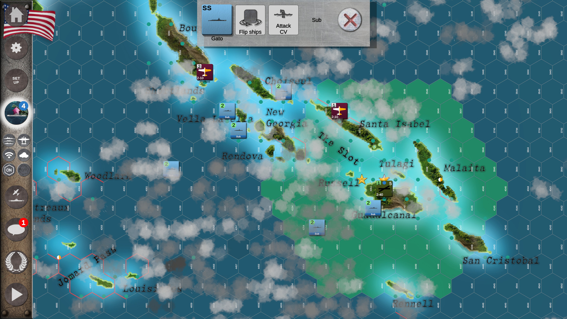 Carrier Battles 4 Guadalcanal: Submarines &amp; Torpedo Alley Scenario