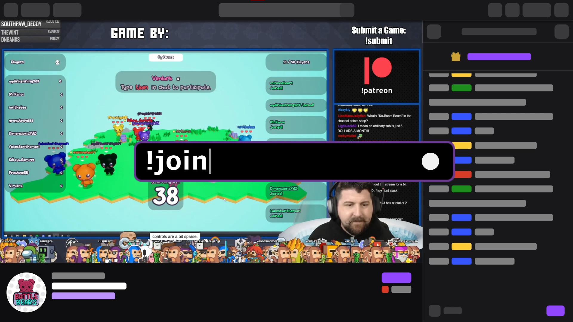 Boom Bears on Stream