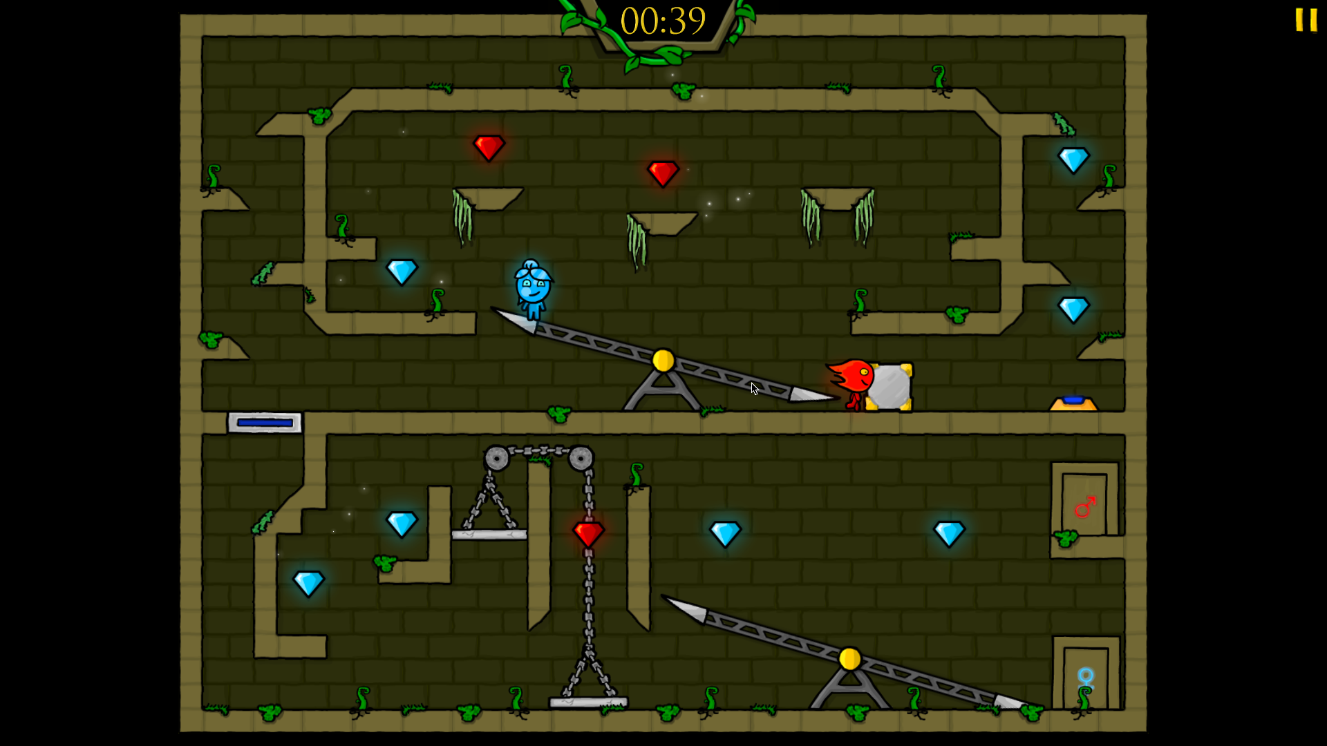 Fireboy and Watergirl in the Forest Temple