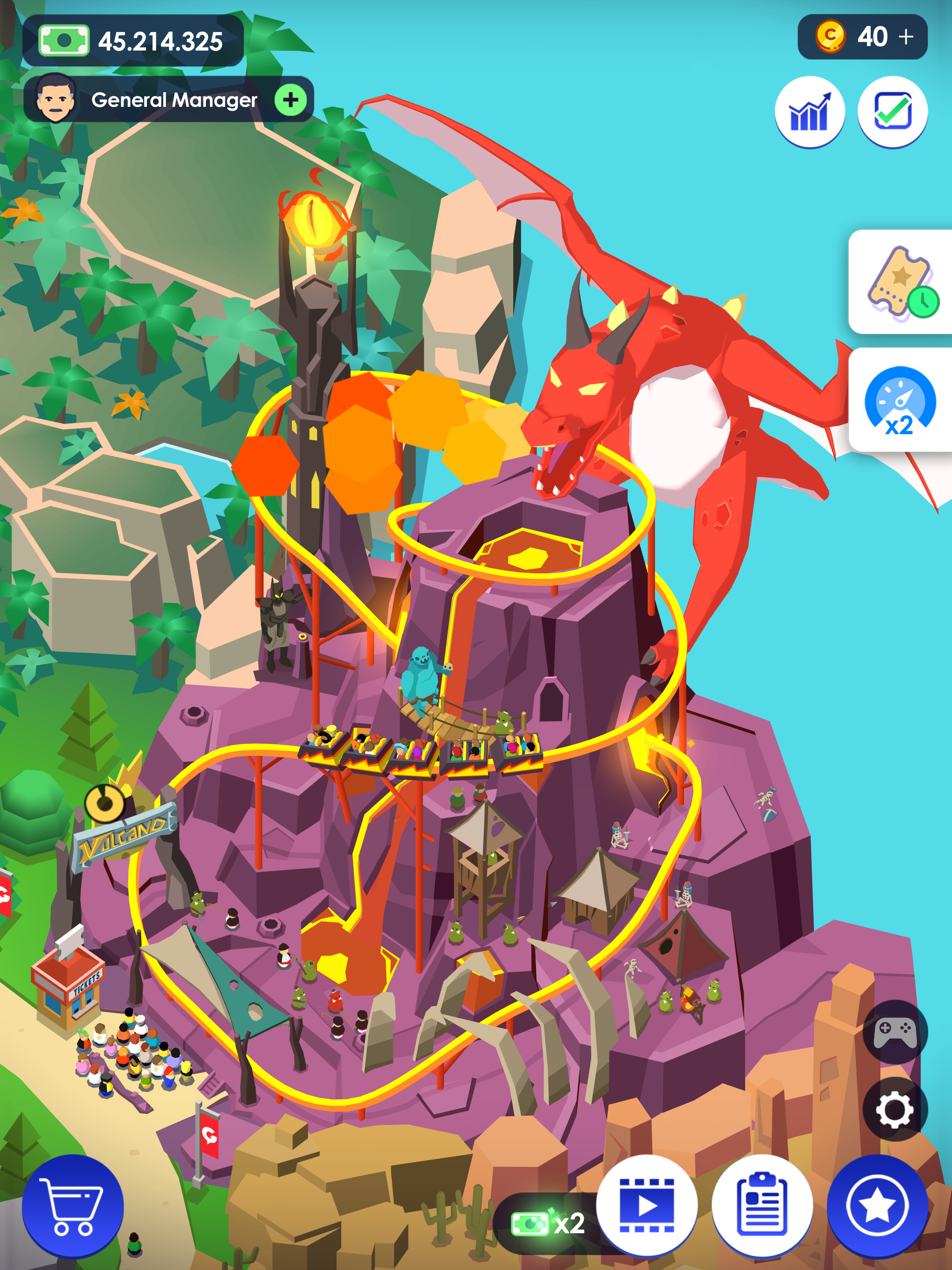 Idle Theme Park Tycoon
