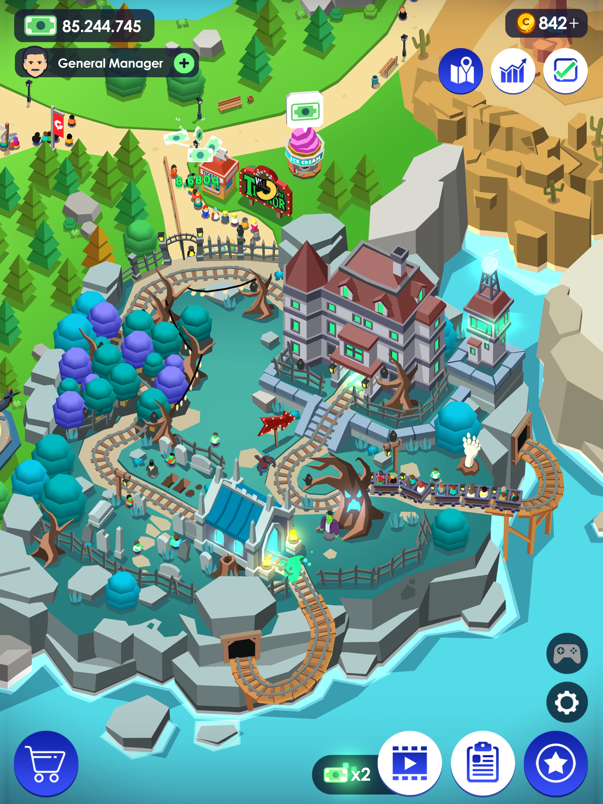 Idle Theme Park Tycoon